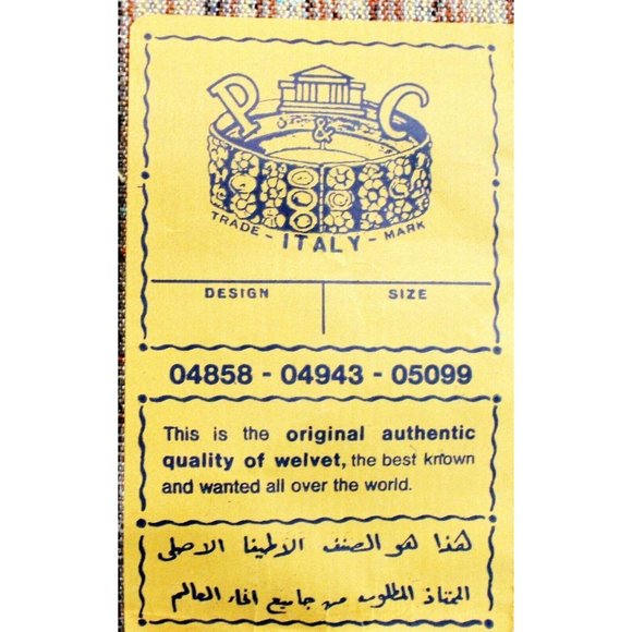 Vtg 70s P&C Last Supper Velvet Tapestry Wall Hanging 39x19 Red Fringe Religious - Picture 8 of 8